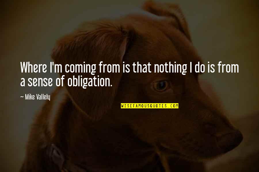 Making Fun Of Love Quotes By Mike Vallely: Where I'm coming from is that nothing I
