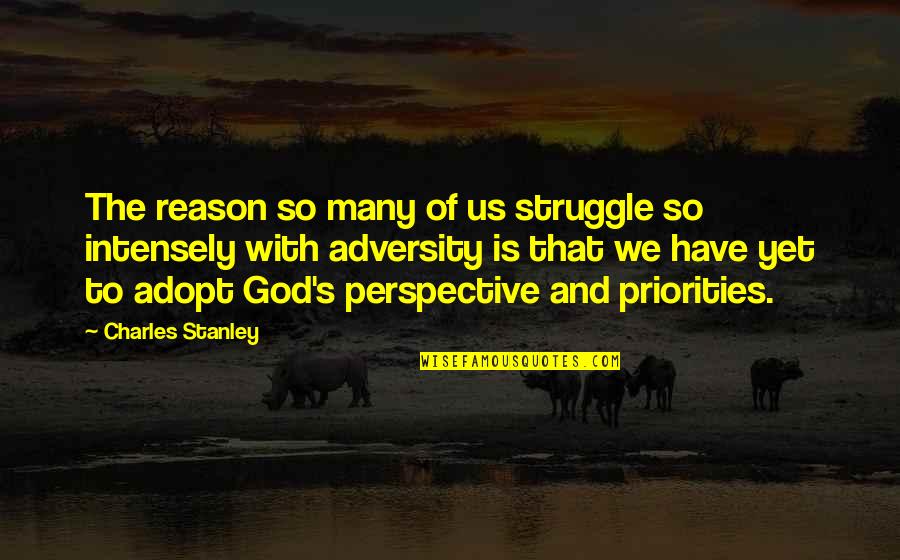 Making It Through The Rain Quotes By Charles Stanley: The reason so many of us struggle so