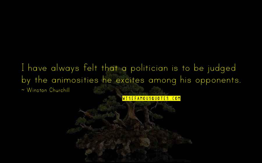 Making Money Funny Quotes By Winston Churchill: I have always felt that a politician is