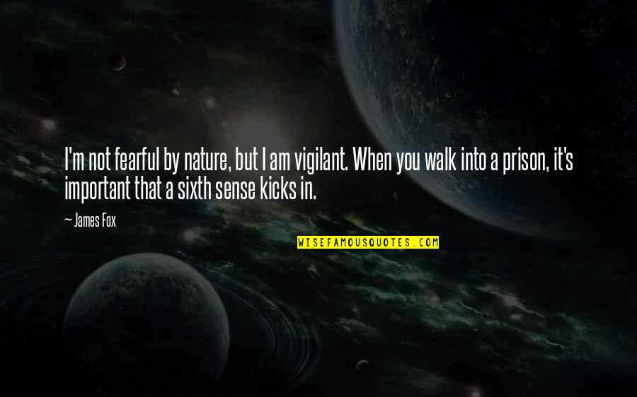 Making Things Last Quotes By James Fox: I'm not fearful by nature, but I am