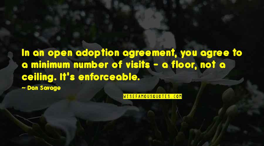 Makiya Name Quotes By Dan Savage: In an open adoption agreement, you agree to