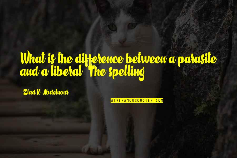 Malayan Banking Quotes By Ziad K. Abdelnour: What is the difference between a parasite and Malayan Banking Quotes By Ziad K. Abdelnour: What is the difference between a parasite and