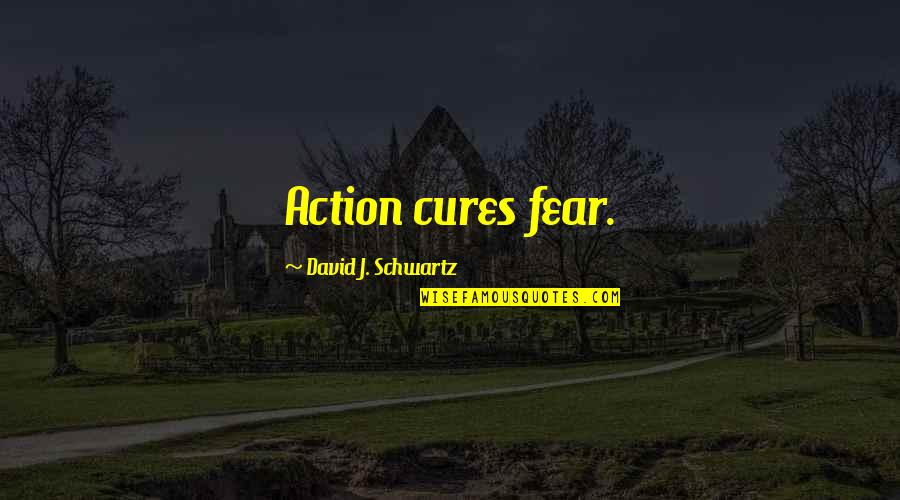 Malignaggi Girlfriend Quotes By David J. Schwartz: Action cures fear. Malignaggi Girlfriend Quotes By David J. Schwartz: Action cures fear.