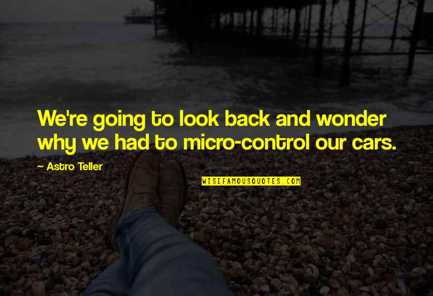 Malinska Web Quotes By Astro Teller: We're going to look back and wonder why