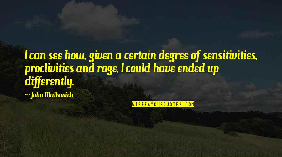 Malkovich Quotes By John Malkovich: I can see how, given a certain degree Malkovich Quotes By John Malkovich: I can see how, given a certain degree