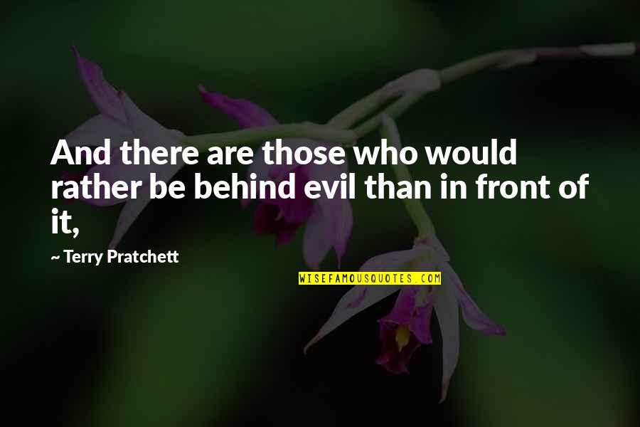 Mammalian Quotes By Terry Pratchett: And there are those who would rather be