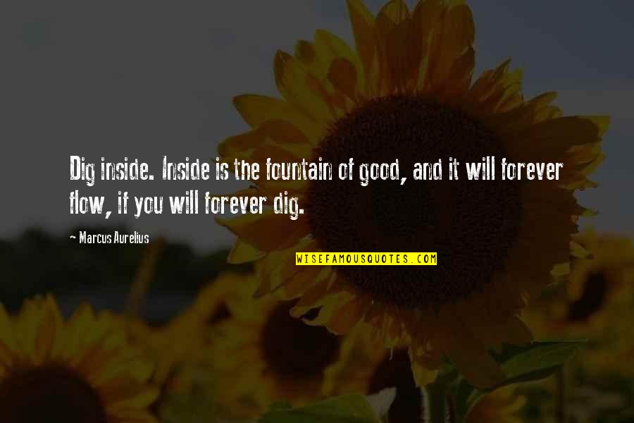 Man And Bait Quotes By Marcus Aurelius: Dig inside. Inside is the fountain of good, Man And Bait Quotes By Marcus Aurelius: Dig inside. Inside is the fountain of good,