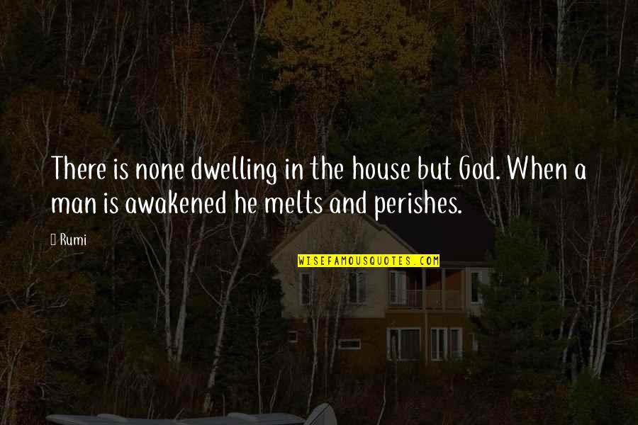 Man And God Quotes By Rumi: There is none dwelling in the house but