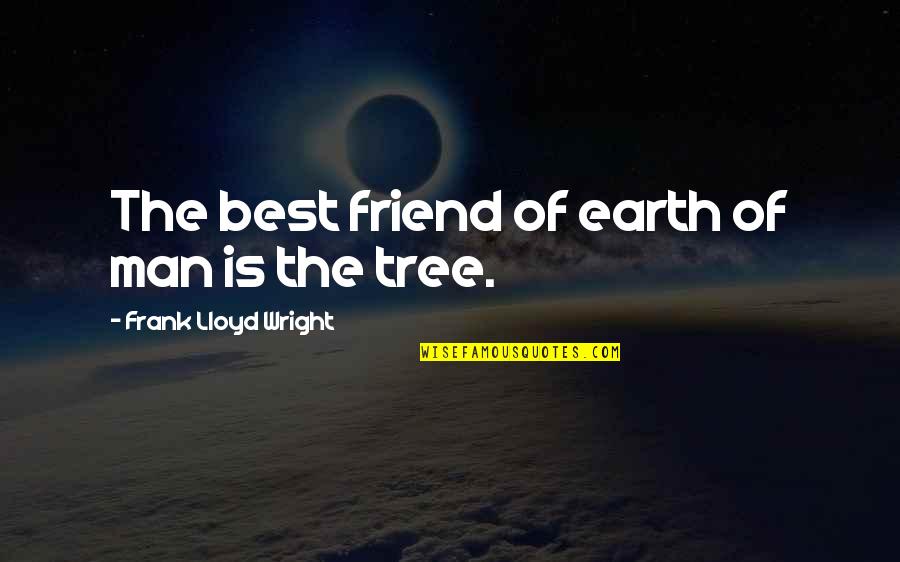 Man Best Friend Quotes By Frank Lloyd Wright: The best friend of earth of man is