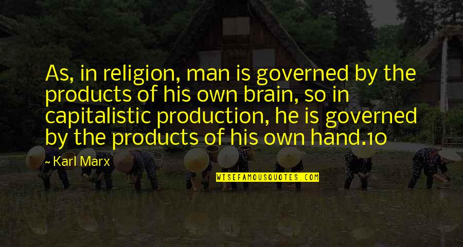 Managements Elevation Quotes By Karl Marx: As, in religion, man is governed by the Managements Elevation Quotes By Karl Marx: As, in religion, man is governed by the