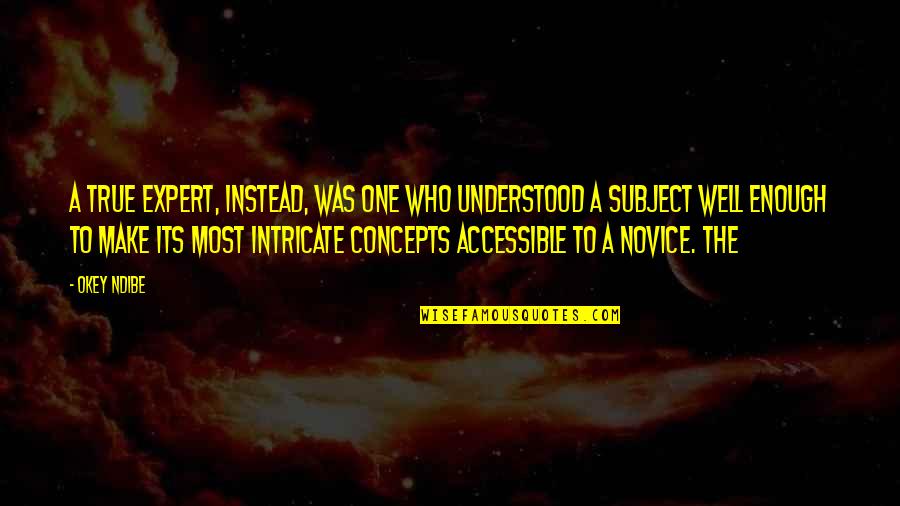 Manassa Mauler Quotes By Okey Ndibe: A true expert, instead, was one who understood Manassa Mauler Quotes By Okey Ndibe: A true expert, instead, was one who understood