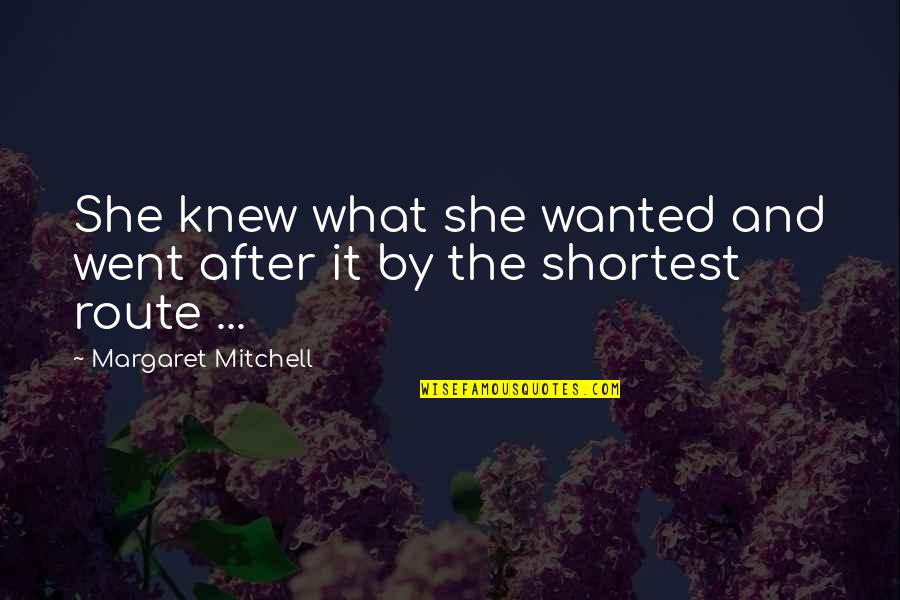 Mancha's Quotes By Margaret Mitchell: She knew what she wanted and went after