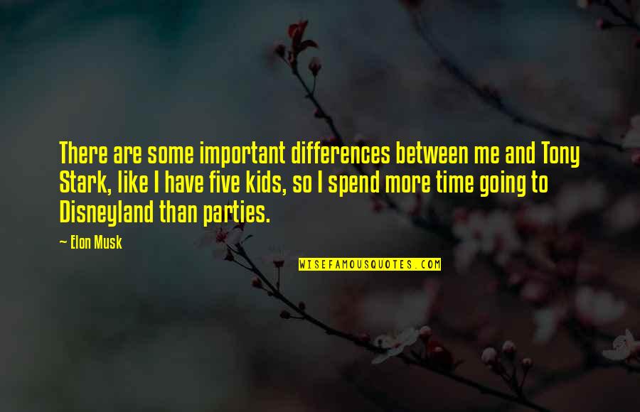 Maneck Band Quotes By Elon Musk: There are some important differences between me and Maneck Band Quotes By Elon Musk: There are some important differences between me and