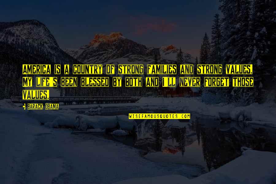 Mangonadas Quotes By Barack Obama: America is a country of strong families and