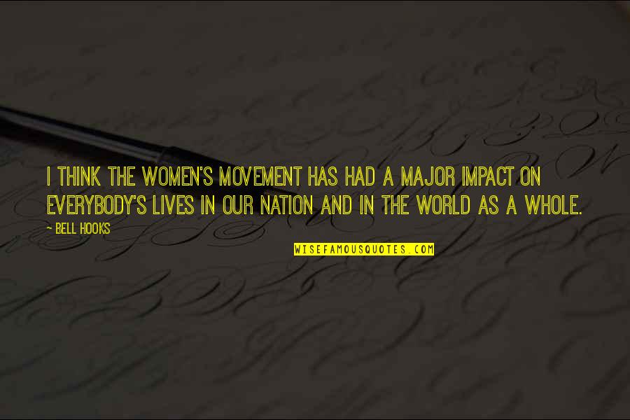 Mangroovy Quotes By Bell Hooks: I think the Women's movement has had a Mangroovy Quotes By Bell Hooks: I think the Women's movement has had a