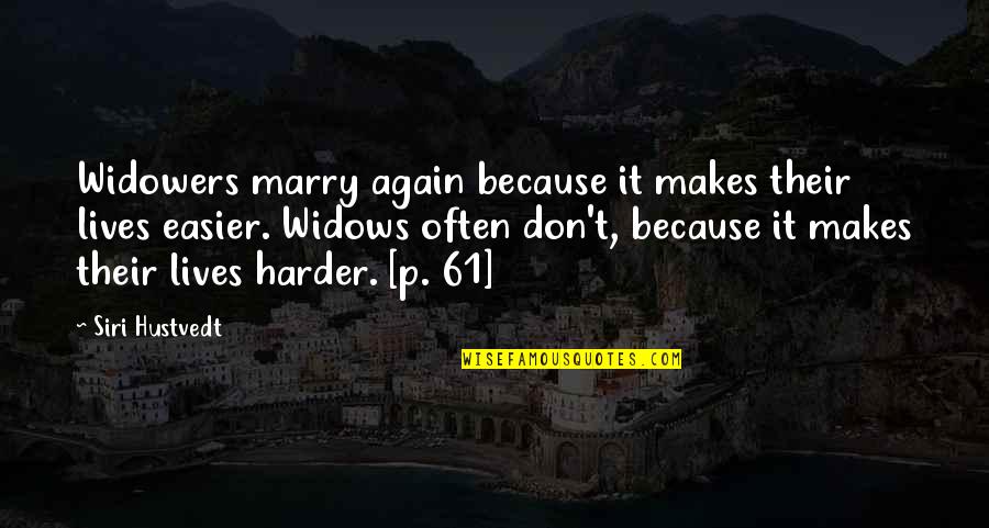 Manipulatable Analog Quotes By Siri Hustvedt: Widowers marry again because it makes their lives Manipulatable Analog Quotes By Siri Hustvedt: Widowers marry again because it makes their lives