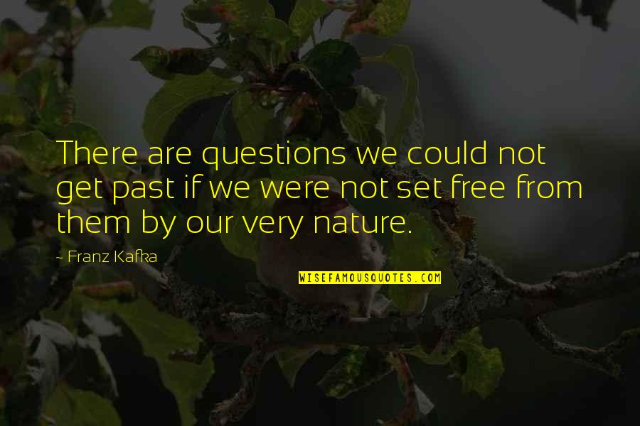 Mannoroth Quotes By Franz Kafka: There are questions we could not get past