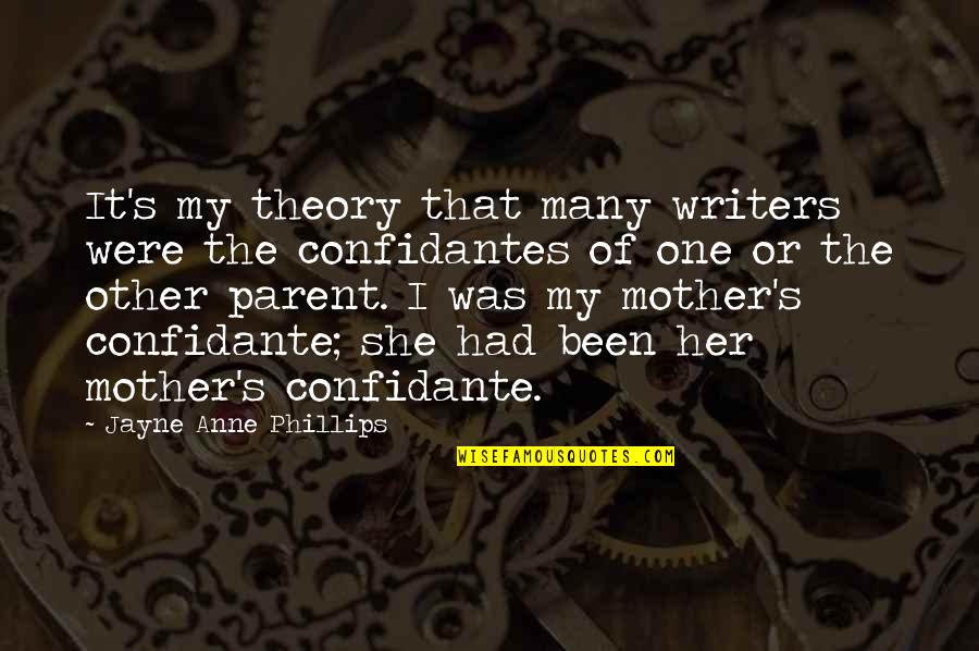 Manolas Shoes Quotes By Jayne Anne Phillips: It's my theory that many writers were the Manolas Shoes Quotes By Jayne Anne Phillips: It's my theory that many writers were the