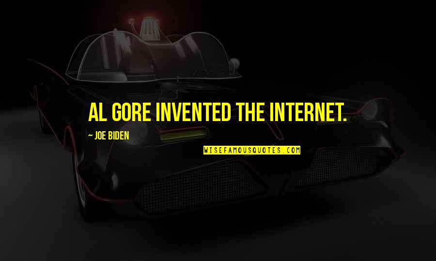 Mansour Salmi Quotes By Joe Biden: Al Gore invented the Internet.