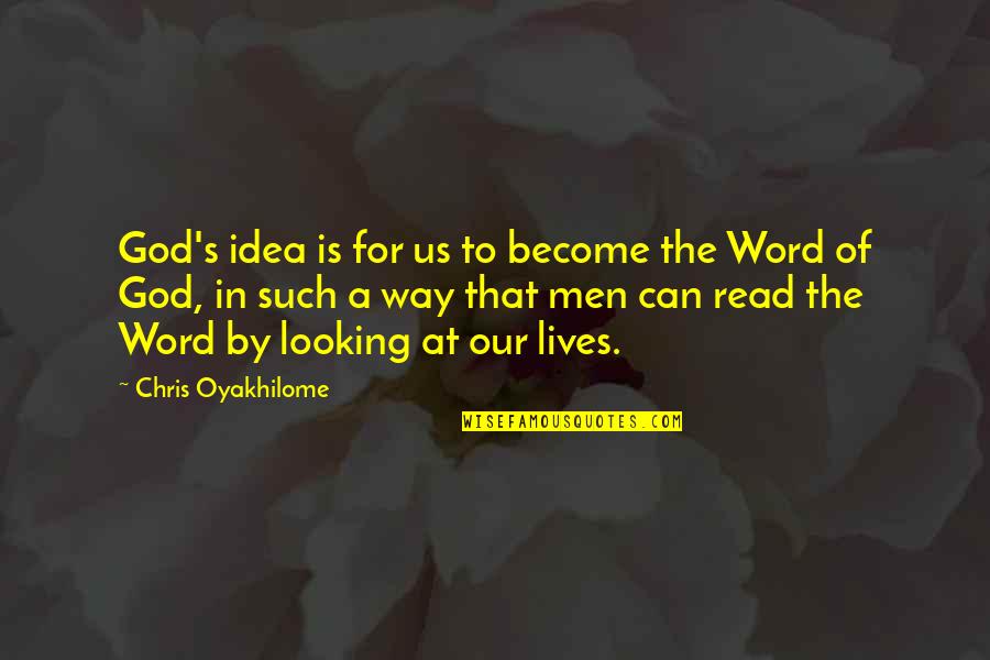 Manthe Equipment Quotes By Chris Oyakhilome: God's idea is for us to become the Manthe Equipment Quotes By Chris Oyakhilome: God's idea is for us to become the