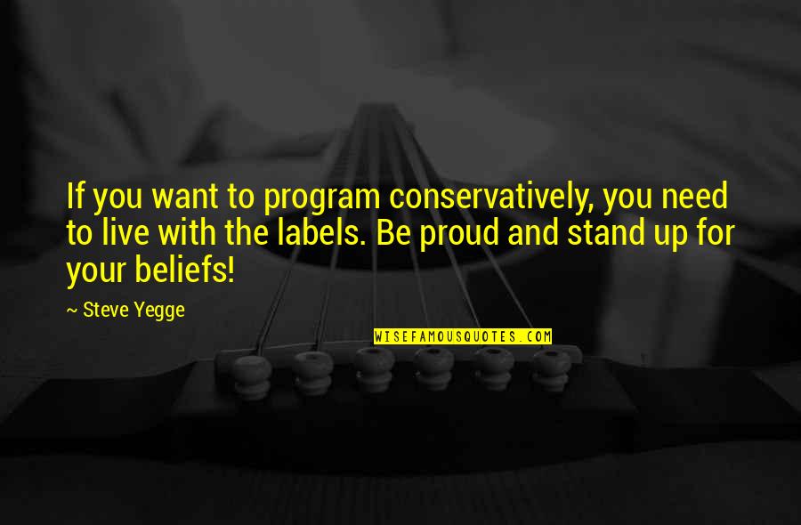 Mantric Quotes By Steve Yegge: If you want to program conservatively, you need Mantric Quotes By Steve Yegge: If you want to program conservatively, you need