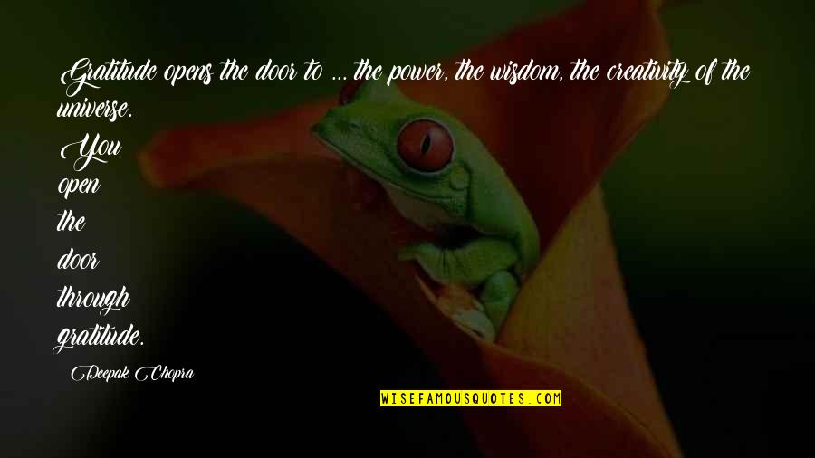 Manveer Heir Quotes By Deepak Chopra: Gratitude opens the door to ... the power, Manveer Heir Quotes By Deepak Chopra: Gratitude opens the door to ... the power,