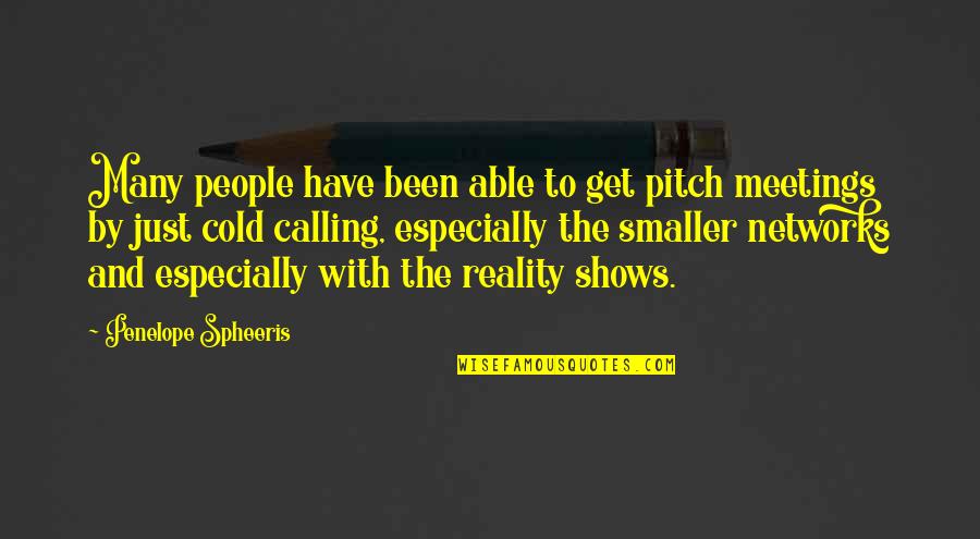Many Meetings Quotes By Penelope Spheeris: Many people have been able to get pitch Many Meetings Quotes By Penelope Spheeris: Many people have been able to get pitch