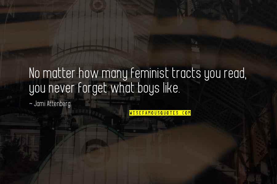 Maple Bofuri Quotes By Jami Attenberg: No matter how many feminist tracts you read,