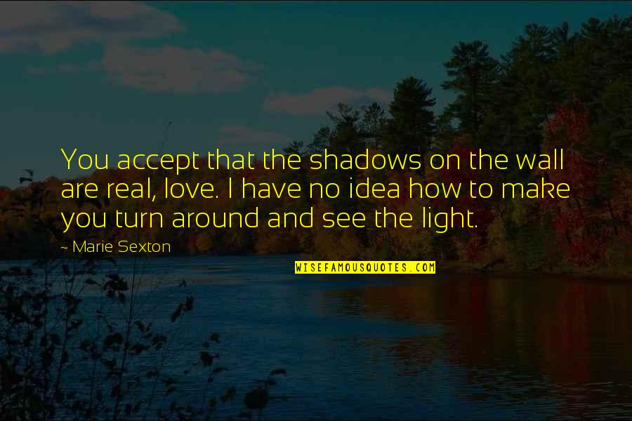 Mapprivoises Quotes By Marie Sexton: You accept that the shadows on the wall
