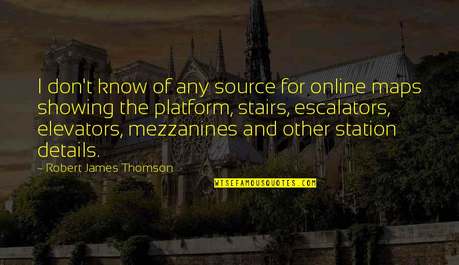 Maps And Quotes By Robert James Thomson: I don't know of any source for online