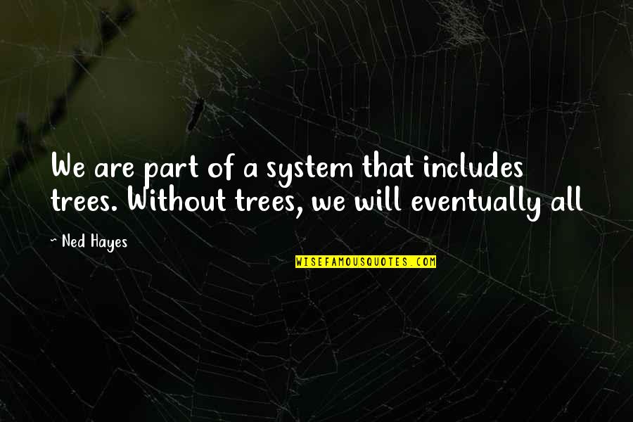 Maraming Kaaway Quotes By Ned Hayes: We are part of a system that includes