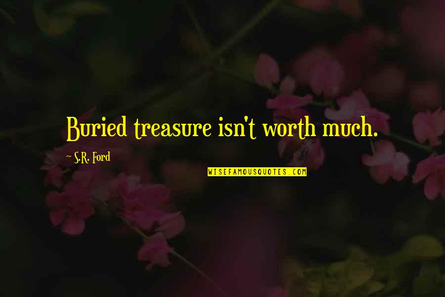 Marceca Stephen Quotes By S.R. Ford: Buried treasure isn't worth much. Marceca Stephen Quotes By S.R. Ford: Buried treasure isn't worth much.