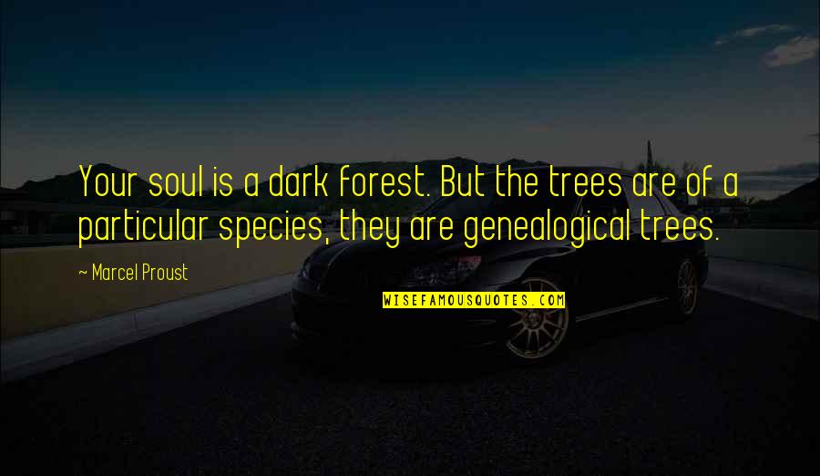 Marcel Quotes By Marcel Proust: Your soul is a dark forest. But the