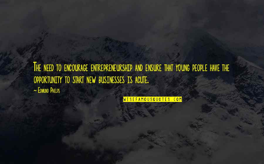 Marcurio Follower Quotes By Edmund Phelps: The need to encourage entrepreneurship and ensure that Marcurio Follower Quotes By Edmund Phelps: The need to encourage entrepreneurship and ensure that