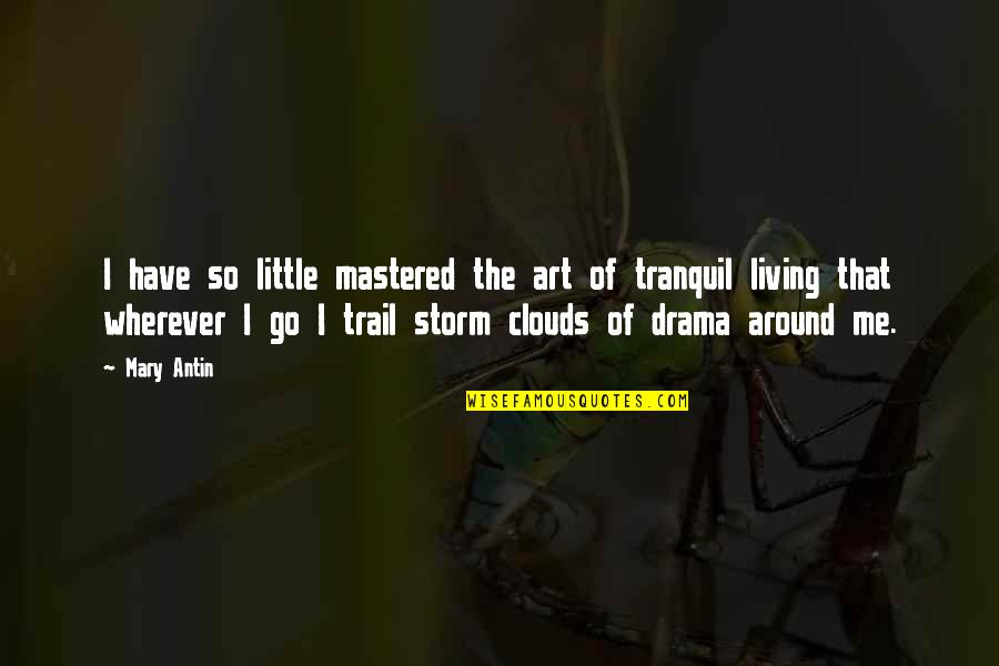 Mareen Von Quotes By Mary Antin: I have so little mastered the art of