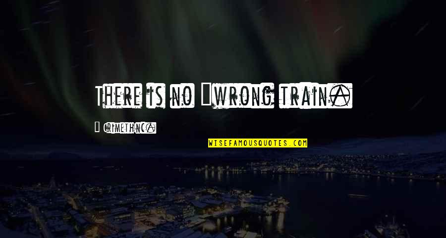 Maria Elena Anaya Quotes By CrimethInc.: There is no "wrong train.