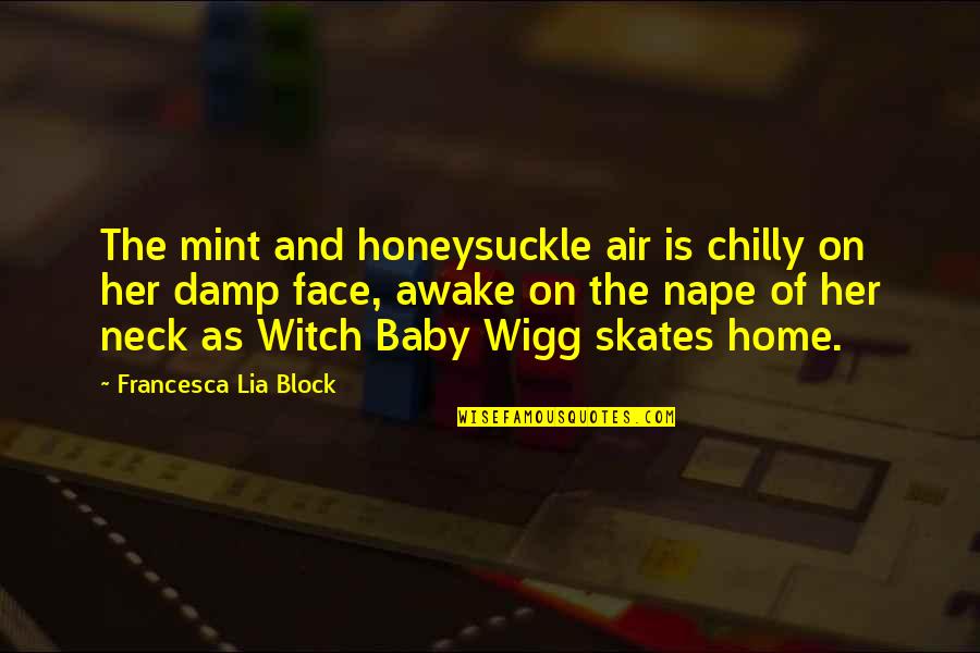 Mariahsreborns1 Quotes By Francesca Lia Block: The mint and honeysuckle air is chilly on Mariahsreborns1 Quotes By Francesca Lia Block: The mint and honeysuckle air is chilly on