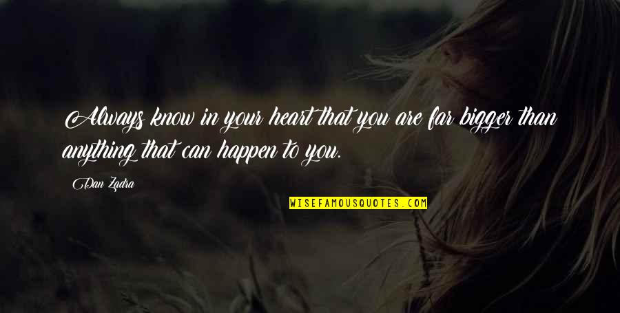 Mariana Caplan Quotes By Dan Zadra: Always know in your heart that you are