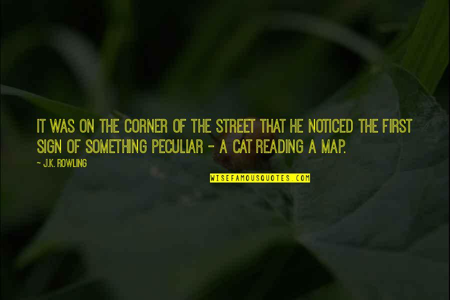 Marielle Quotes By J.K. Rowling: It was on the corner of the street