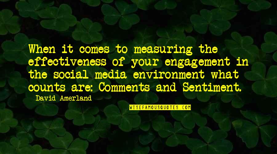 Marketing And Branding Quotes By David Amerland: When it comes to measuring the effectiveness of