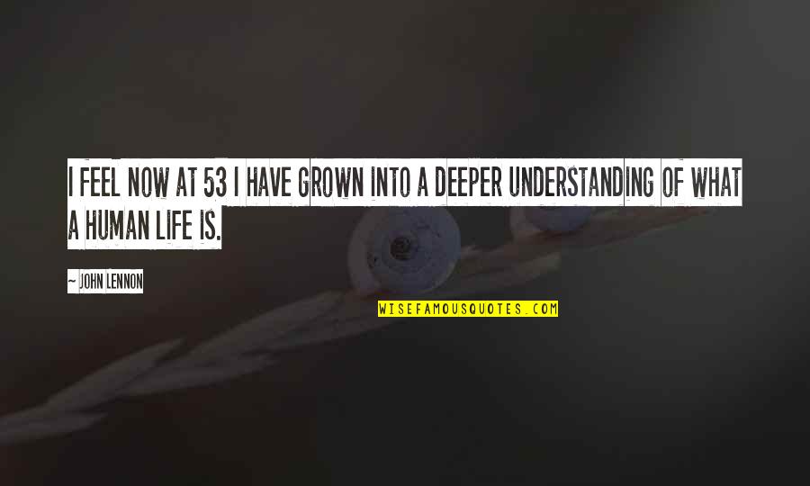 Marlarm Security Quotes By John Lennon: I feel now at 53 I have grown