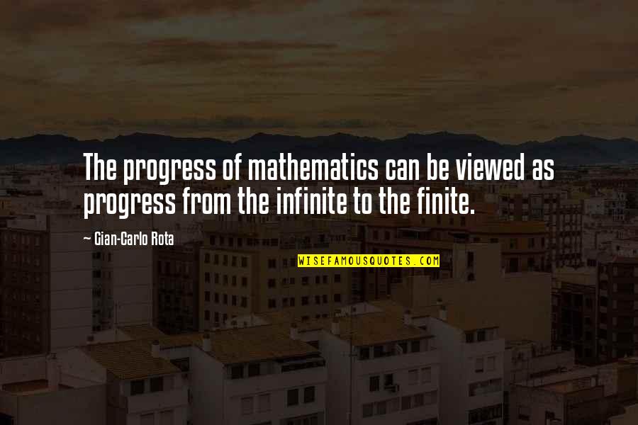 Marriable Characters Quotes By Gian-Carlo Rota: The progress of mathematics can be viewed as Marriable Characters Quotes By Gian-Carlo Rota: The progress of mathematics can be viewed as