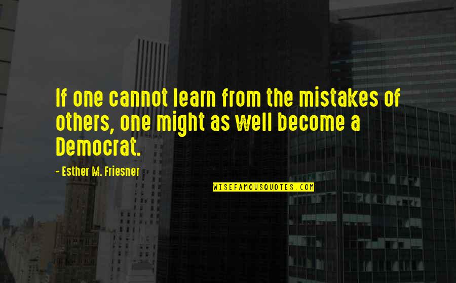 Marriage Is Like A Deck Of Cards Quotes By Esther M. Friesner: If one cannot learn from the mistakes of Marriage Is Like A Deck Of Cards Quotes By Esther M. Friesner: If one cannot learn from the mistakes of