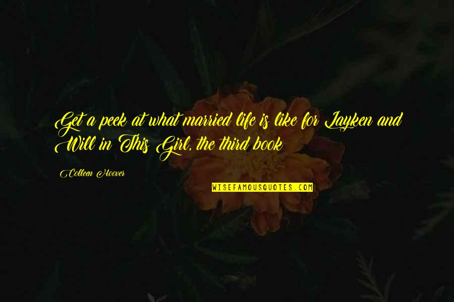 Married For Life Book Quotes By Colleen Hoover: Get a peek at what married life is Married For Life Book Quotes By Colleen Hoover: Get a peek at what married life is