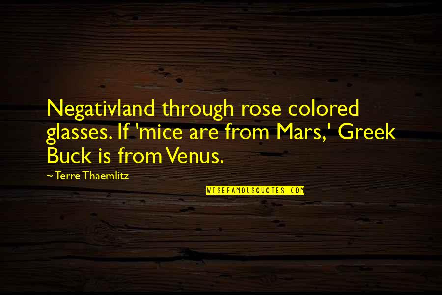 Mars Venus Quotes By Terre Thaemlitz: Negativland through rose colored glasses. If 'mice are
