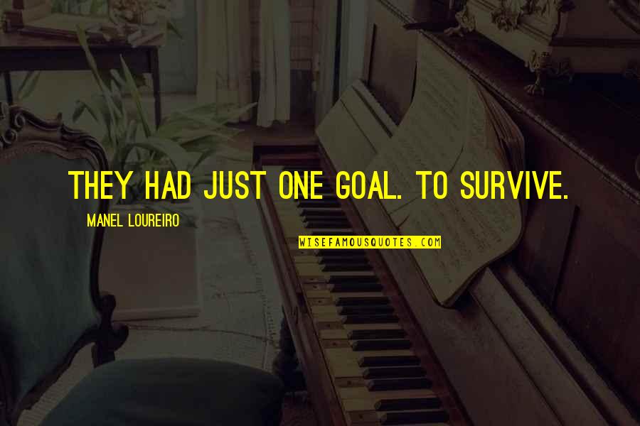 Marsden Hartley Quotes By Manel Loureiro: They had just one goal. To survive.