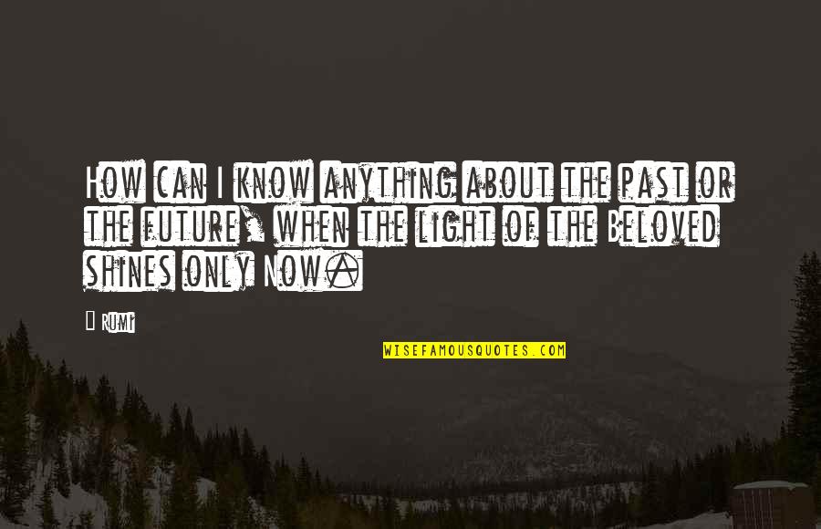 Marsilia Informatii Quotes By Rumi: How can I know anything about the past