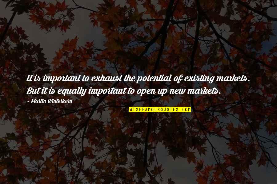 Martin Winterkorn Quotes By Martin Winterkorn: It is important to exhaust the potential of Martin Winterkorn Quotes By Martin Winterkorn: It is important to exhaust the potential of