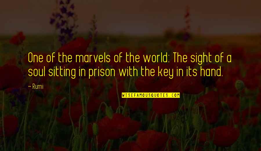 Marvels Of The World Quotes By Rumi: One of the marvels of the world: The