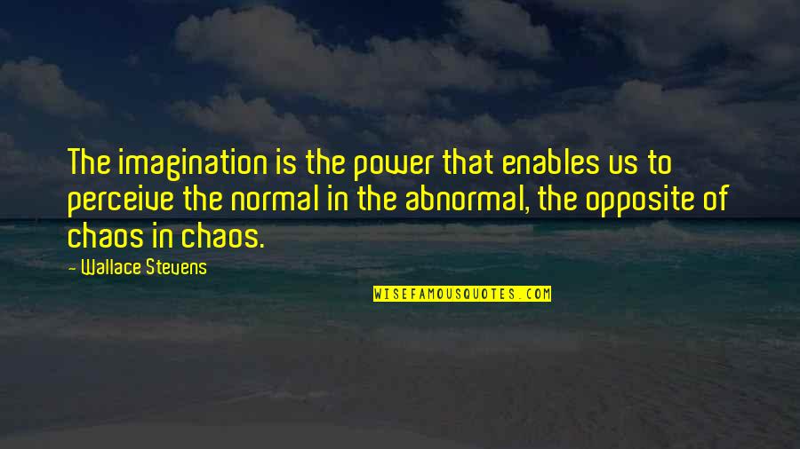 Mascaraed Quotes By Wallace Stevens: The imagination is the power that enables us Mascaraed Quotes By Wallace Stevens: The imagination is the power that enables us
